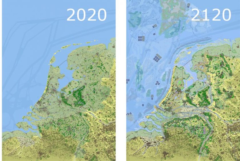 The map of the Netherlands in 2120